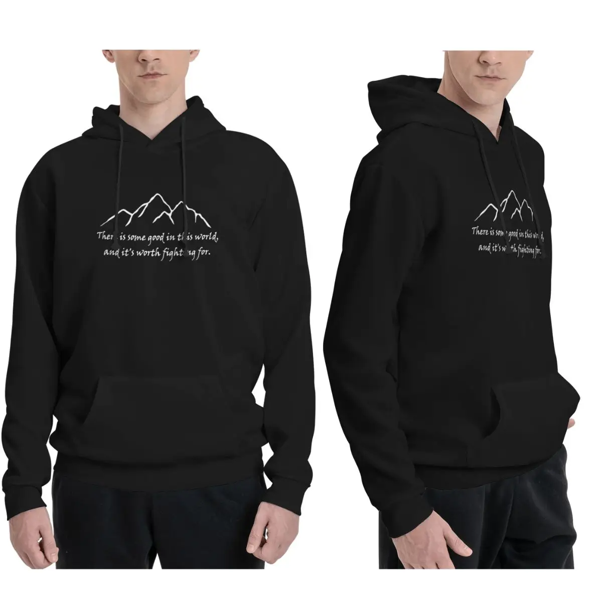 Winter Clothing Quotes - Samwise citation sweat à capuche zippé