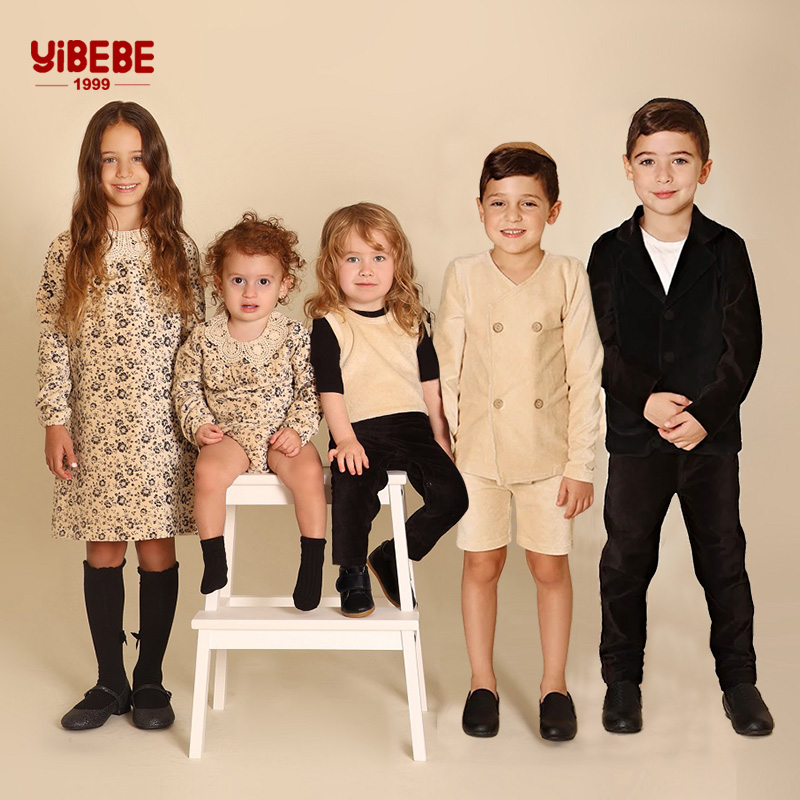 Winter Clothing Kids - Ensemble élégant en velours côtelé AA-Family