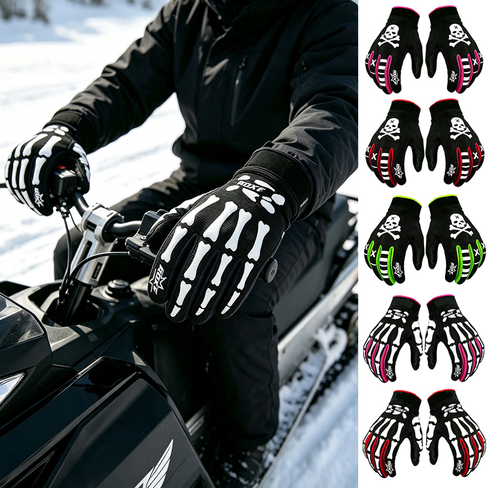 Knit Glove Touch Screen - Gants de protection antidérapants pour motoneige,