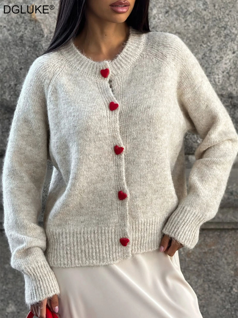 Winter Clothing Zara - DGLUKE col rond tricot Cardigan pour