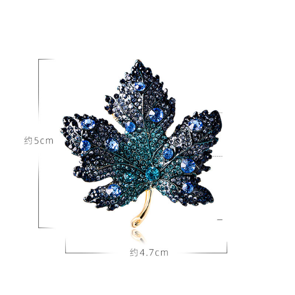 Broche en forme de feuille d'é - Winter Clothing Options avis et prix