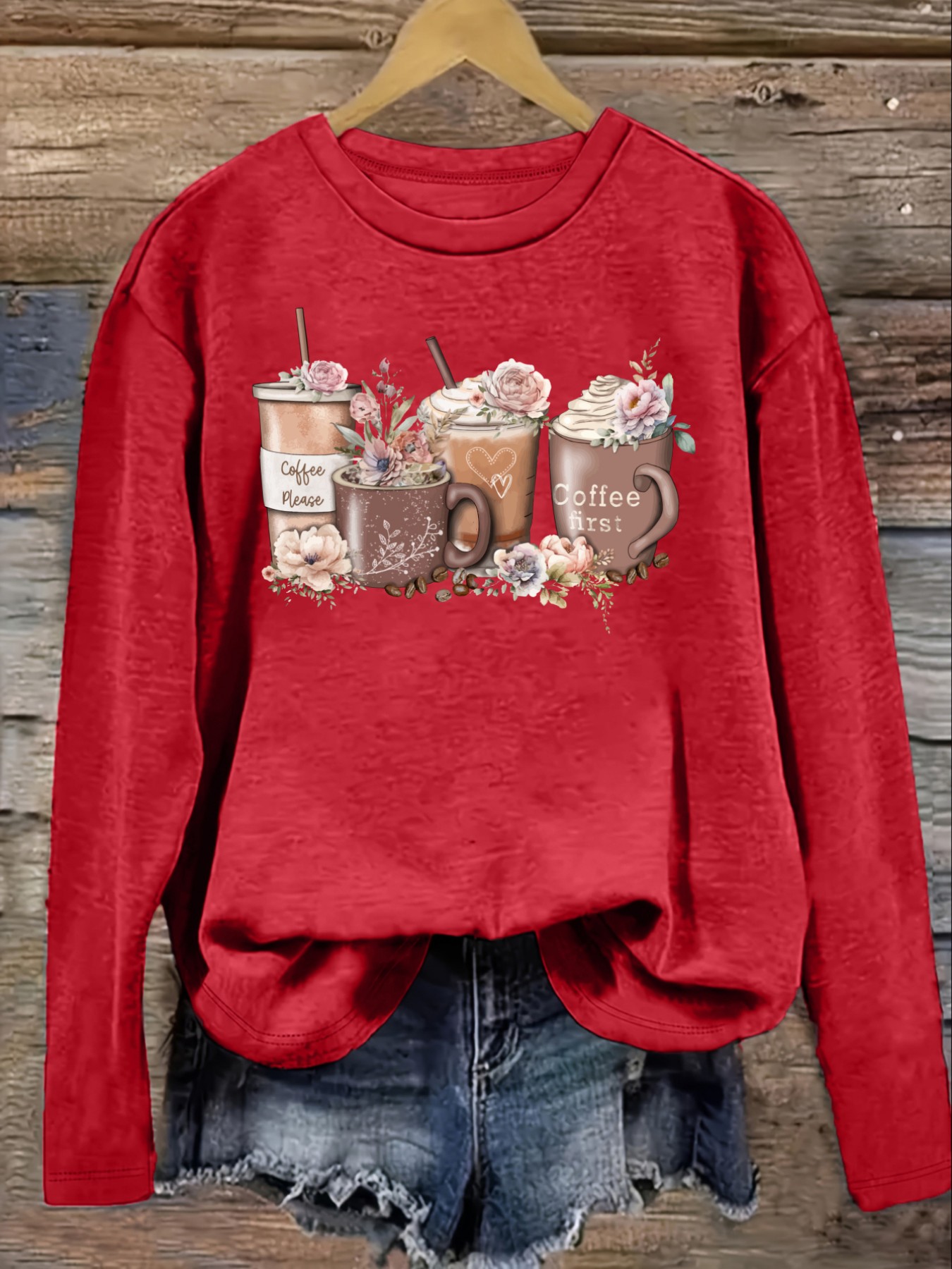 T-shirt décontracté à manches  - Winter Clothing Outfits avis et prix