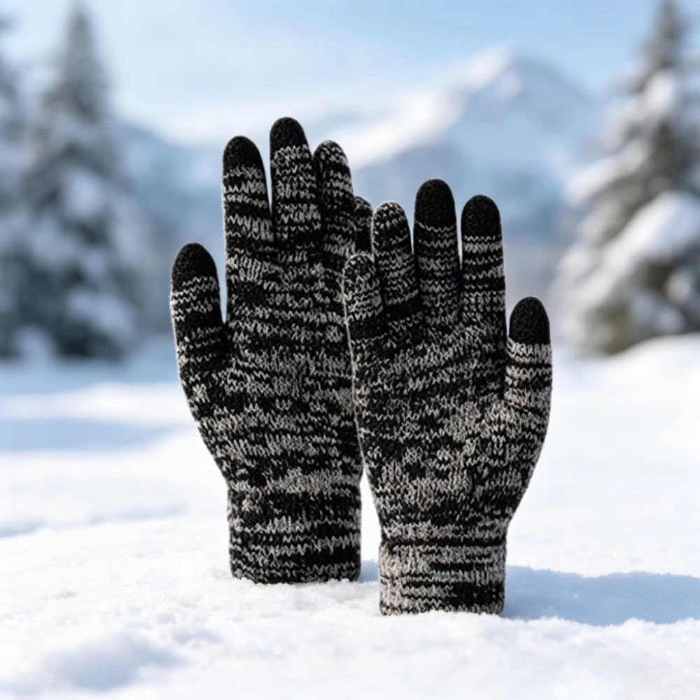 Ensemble de chapeaux et gants  - Knit Glove Touch Screen avis et prix