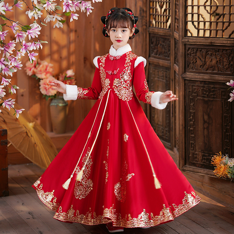 Robe de nouvel an chinois roug - Winter Clothing Kids avis et prix