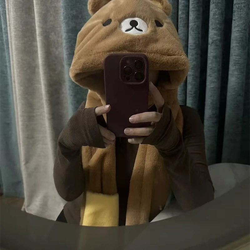 Chapeau à capuche épais en pel - Winter Clothing Kids avis et prix