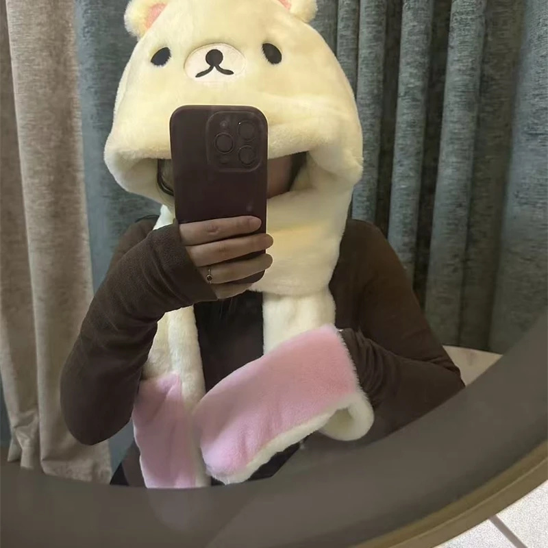 Chapeau à capuche épais en pel - Winter Clothing Kids avis et prix