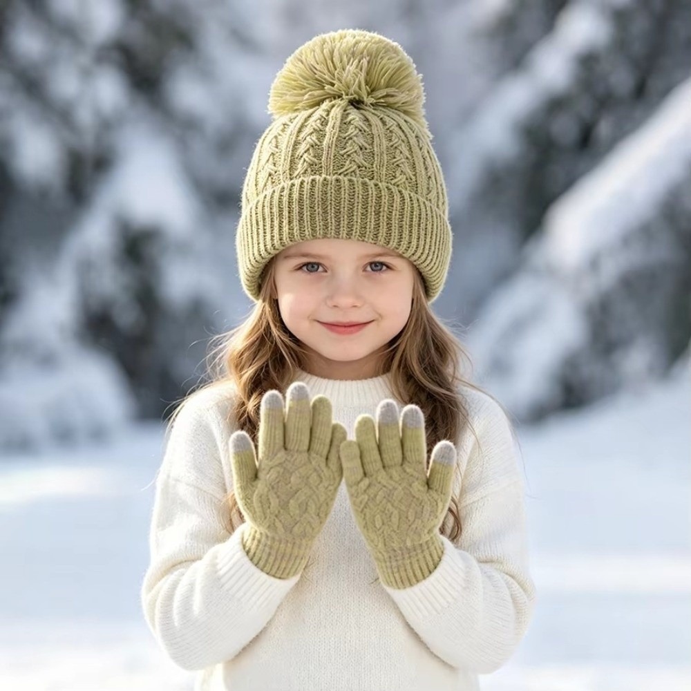 Ensemble de 2 pièces : Bonnet  - Knit Glove Touch Screen avis et prix