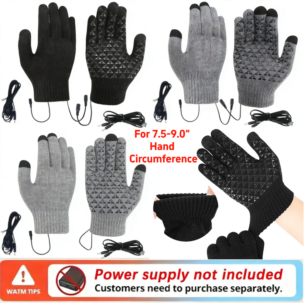 5-1 paires de gants tricotés c - Knit Glove Touch Screen avis et prix