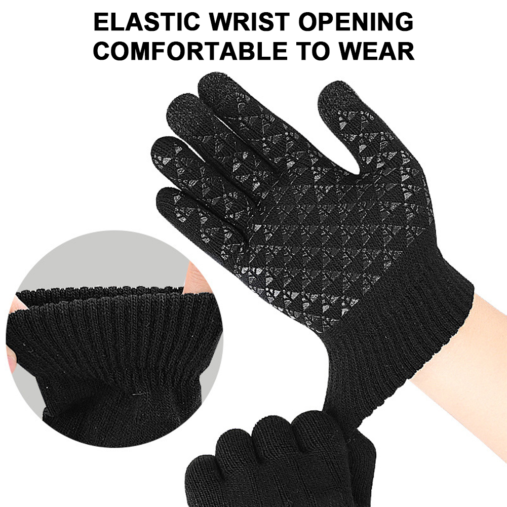 5-1 paires de gants tricotés c - Knit Glove Touch Screen avis et prix